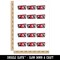 Punk Rock Safety Pin Temporary Tattoo Water Resistant Fake Body Art Set Collection (1 Sheet)